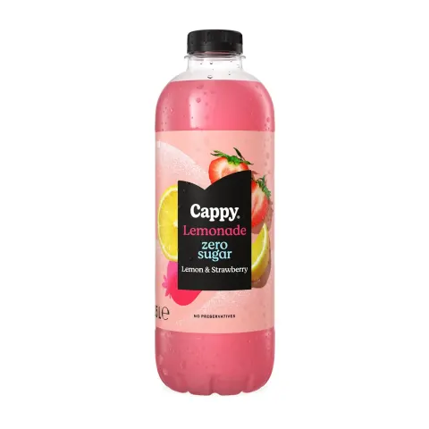 Cappy Lemonade Zero, lămâie & căpșuni, 1.25 L