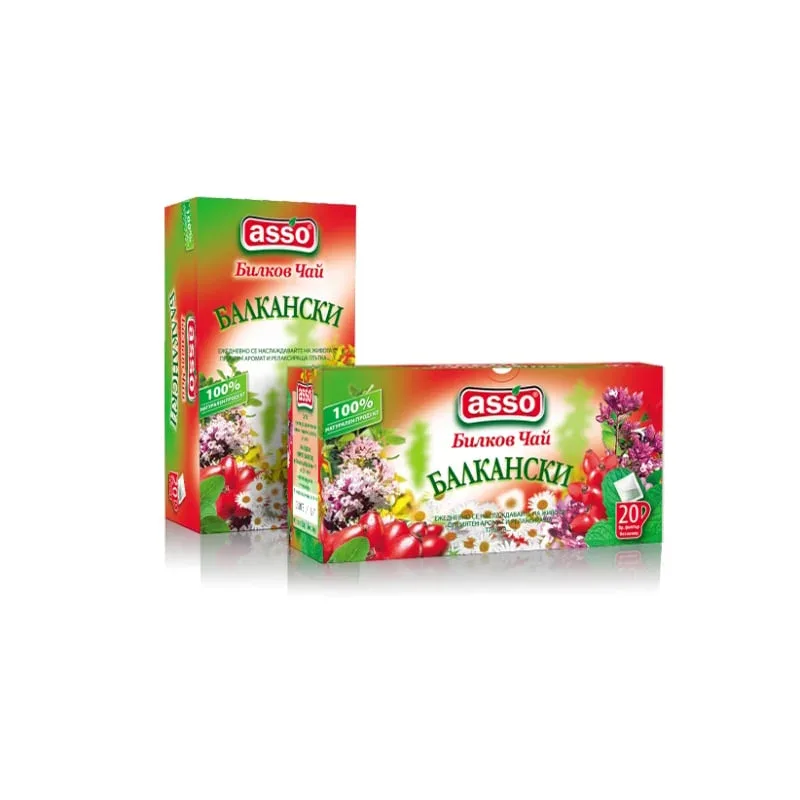Asso Ceai din plante „Balkan”, 20 buc.