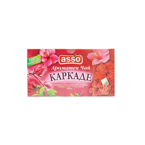 Asso Tea „Hibiscus”, din plante, 20 buc.