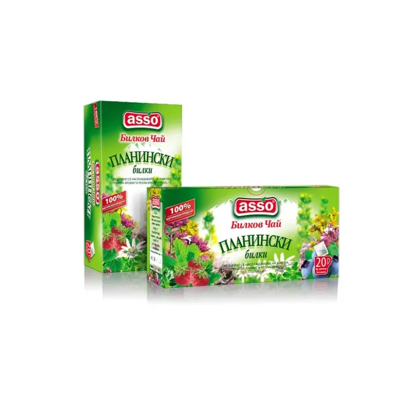 Ceai Herbal Asso „Mountain”, 20 buc.