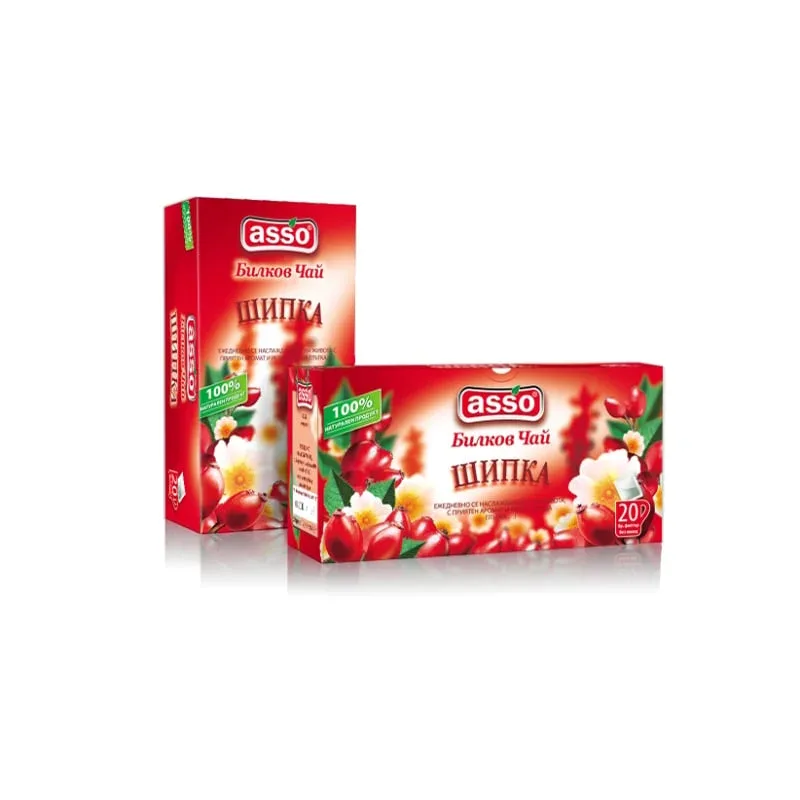 Asso Tea „Rosehip”, herbal, 20 bucăți