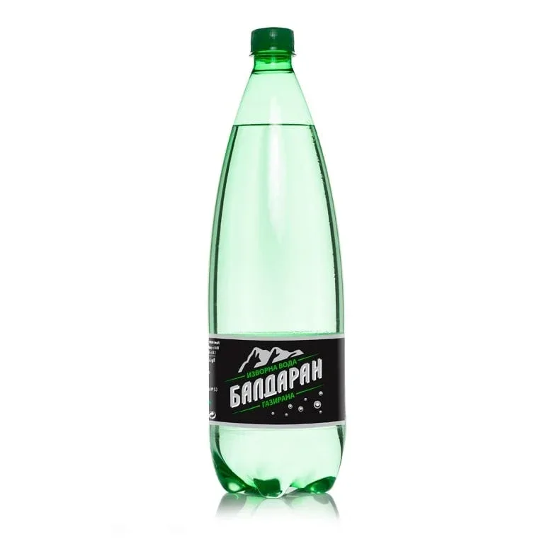Baldaran Apă minerală carbogazoasă, 1.5 L, sticlă plastic