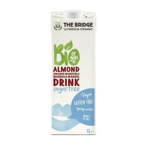 The Bridge Organic Drink, migdale, fără gluten, 3%, 1 L