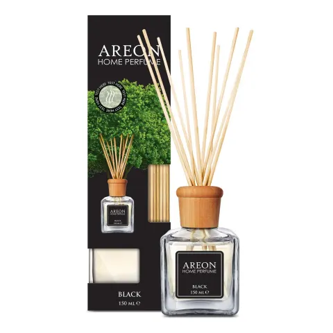 Odorizant de cameră Areon Home Perfume, bețișoare, Lux Black, 150 ml