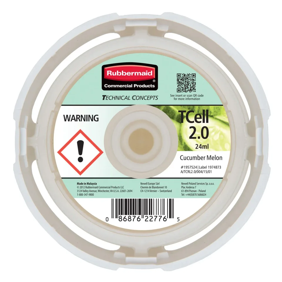 Rezervă pentru aromaterapie Rubbermaid TCell 2.0, pepene, 24 ml
