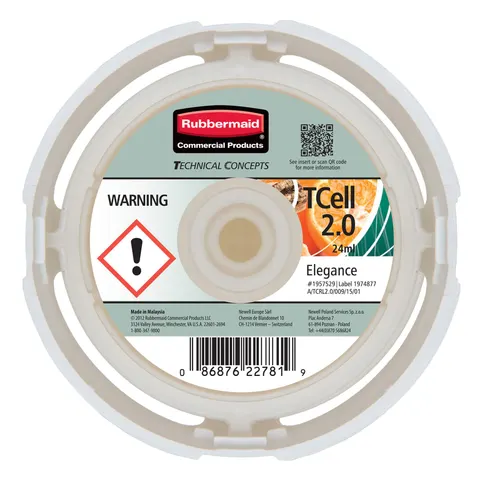 Rezervă pentru odorizant Rubbermaid TCell 2.0, elegant, 24 ml