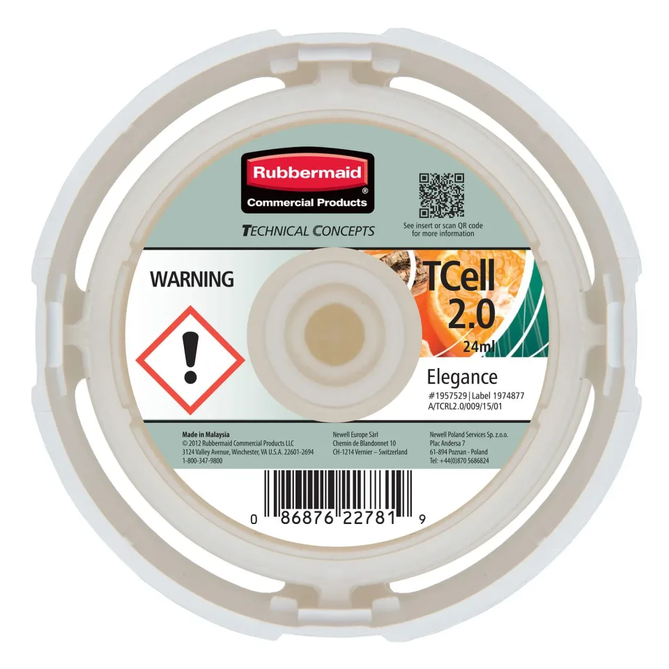 Rezervă pentru odorizant Rubbermaid TCell 2.0, elegant, 24 ml