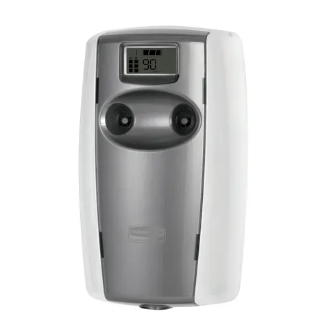 Dispozitiv parfumant Rubbermaid Microburst Duet, alb și gri