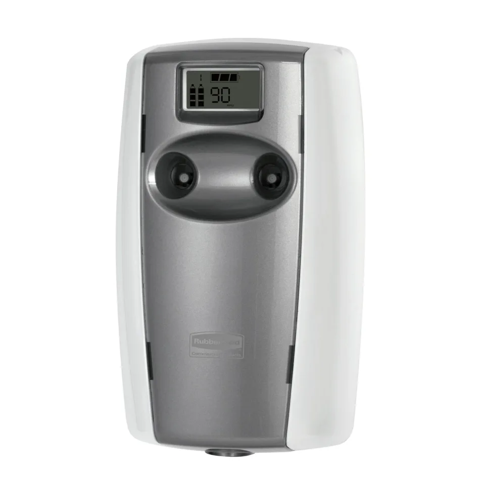 Dispozitiv parfumant Rubbermaid Microburst Duet, alb și gri