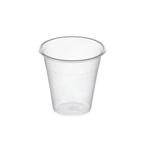 Pahare din plastic Economy, transparente, 160 ml, 100 buc.