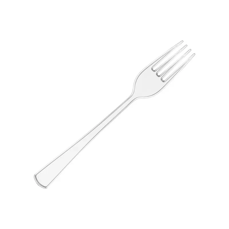 Furculițe Kinvara, plastic, transparent, 18 buc.