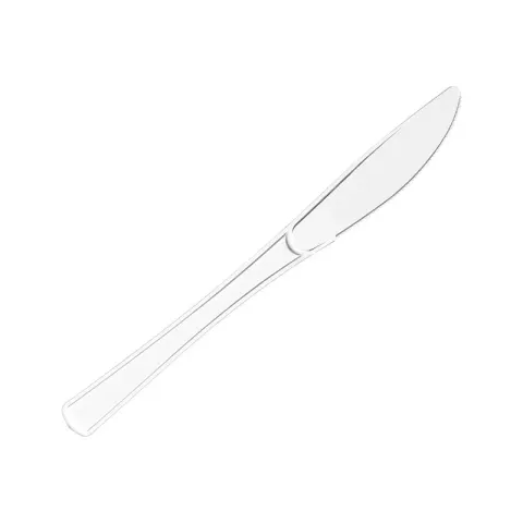 Cuțite Kinvara, plastic, transparent, 18 buc.