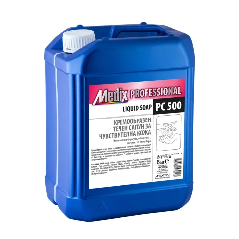 Săpun lichid Medix Professional, cremos, pentru piele sensibilă, PC 500, 5 L