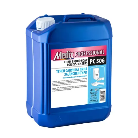Săpun lichid Medix Professional, spumă, pentru dispensere, PC 506, 5 L
