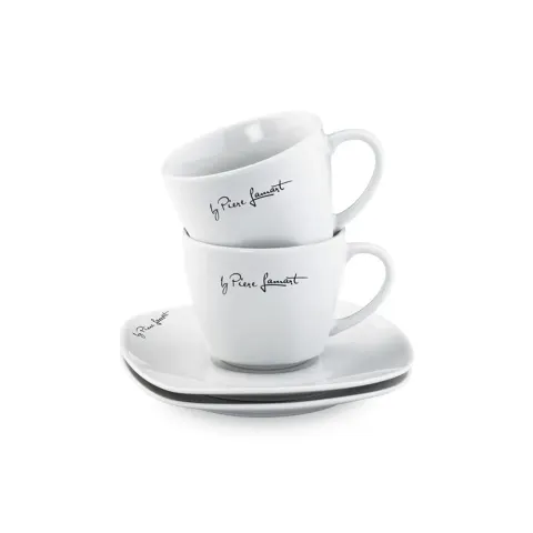 Set cești cu farfurioare Lamart, 190 ml, 2 bucăți