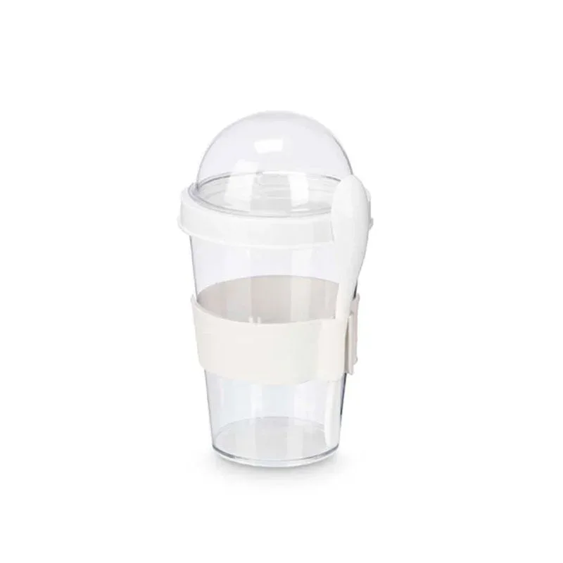 Cana Leknes, cu lingură, 400 ml, diverse culori