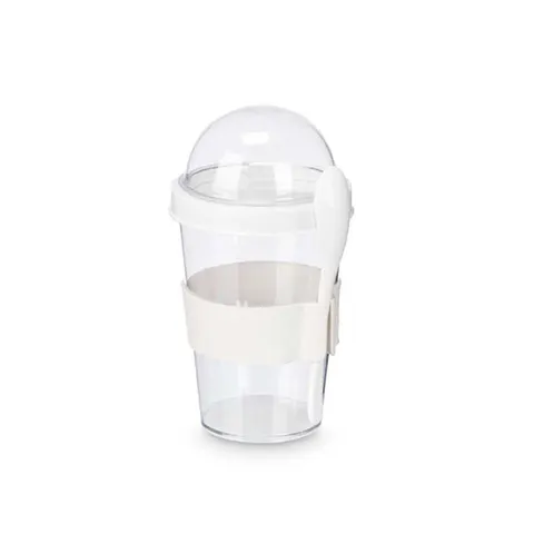 Cana Leknes, cu lingură, 400 ml, diverse culori