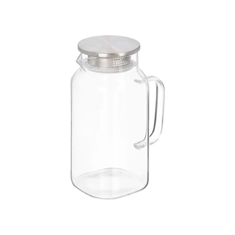 Cana Vivalto, sticlă borosilicat, cu capac metalic, 1.2 L