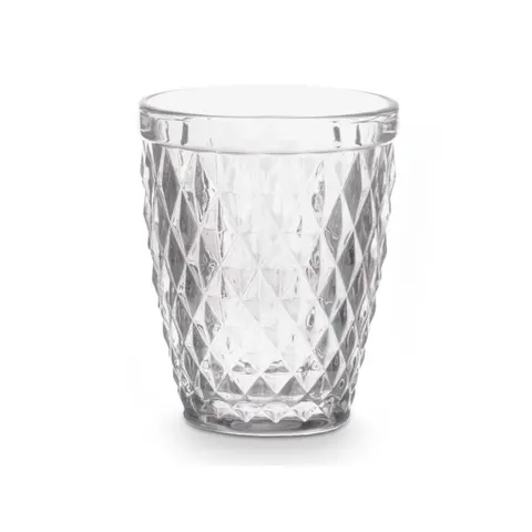 Pahar Vivalto, sticlă, relief diamant, 250 ml