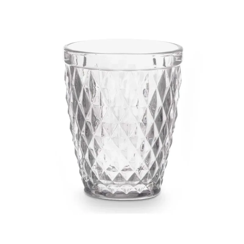 Pahar Vivalto, sticlă, relief diamant, 250 ml