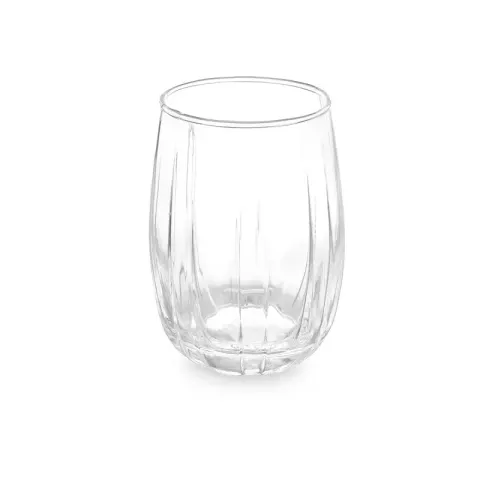 Pahar Vivalto, sticlă, linii în relief, 380 ml