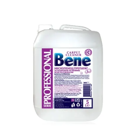 Detergent pentru curățarea covoarelor Bene și damasc Professional, 5 l