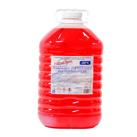 Fluid de iarnă pentru ștergătoare Hit&Clean, -20 grade, 5 l