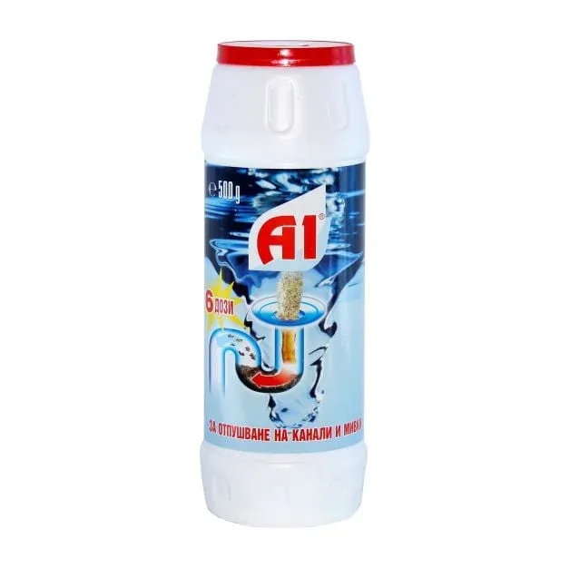 Soluție pentru desfundat scurgeri A1, 6 doze, 500 g
