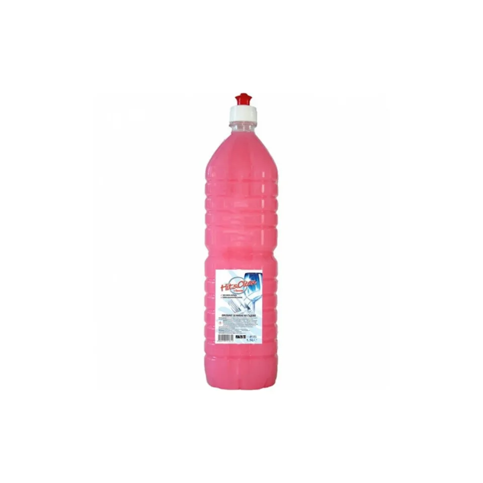 Detergent pentru spălat vase Hit&Clean, 1.5 l, cu balsam și aromă de fructe de pădure
