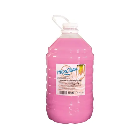 Detergent de vase Hit&Clean, 5 l, cu balsam și aromă de fructe de pădure