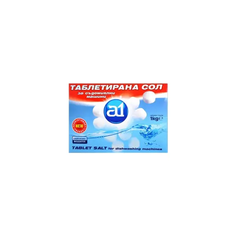 Sare pentru mașini de spălat vase A1, tablete, 1 kg