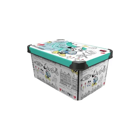 Cutie de depozitare Disney Amsterdam, verde, 5 L
