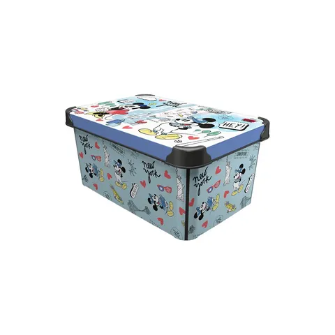 Cutie de depozitare Disney New York, albastru, 10 L