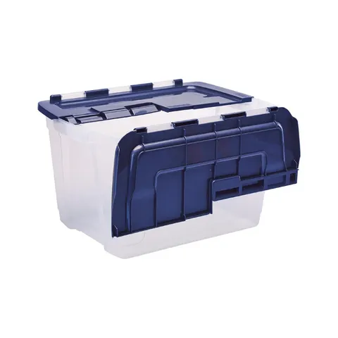 Cutie de depozitare Fellowes, cu balamale și capac, 45 L