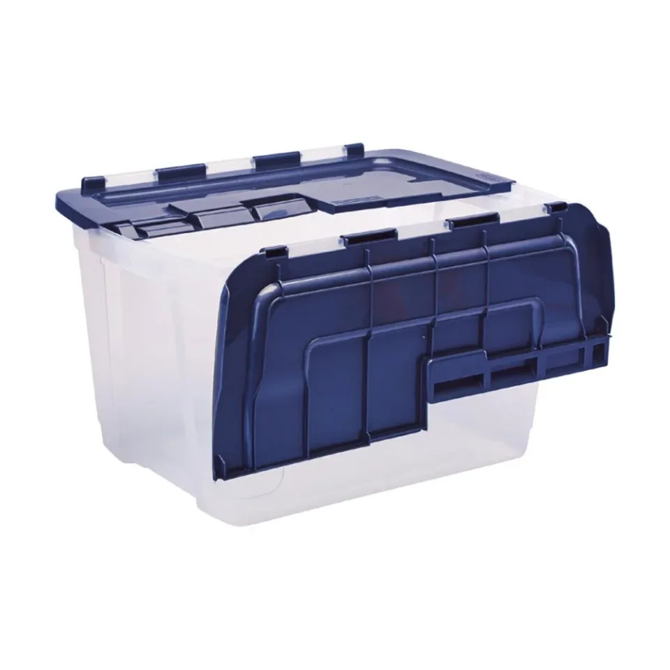 Cutie de depozitare Fellowes, cu balamale și capac, 55 L