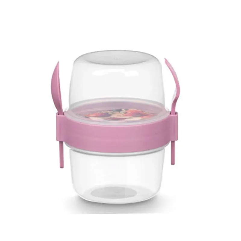 Recipient pentru alimente Leknes, cu tacâmuri, 800 ml, asortat