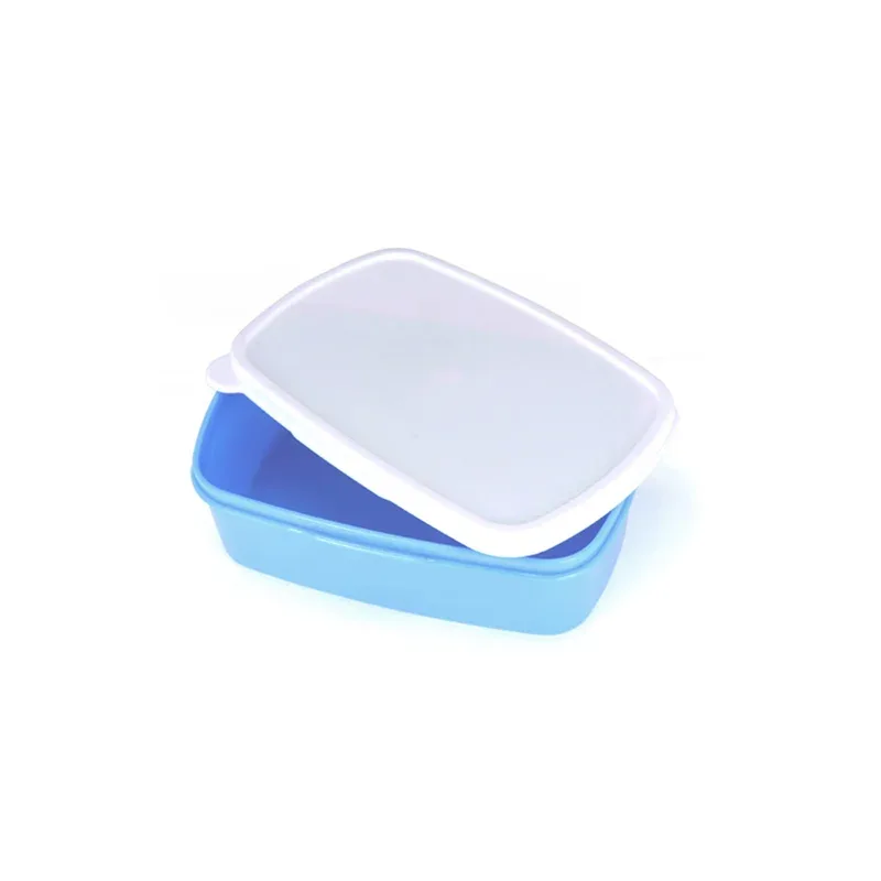 BESTSUB Cutie de prânz, 18 x 13 x 6 cm, albastru, personalizabilă