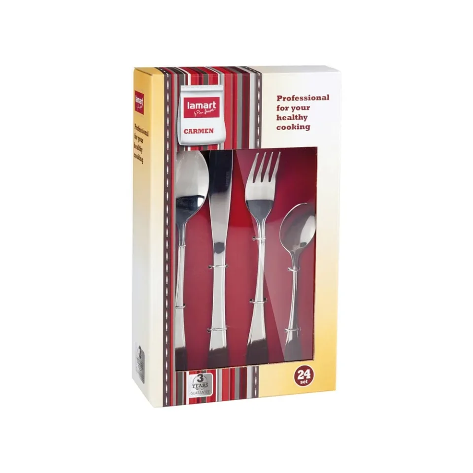 Set tacâmuri Lamart Carmen, 24 buc.