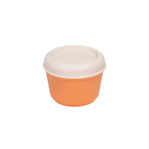 Milan Cutie de prânz, rotundă, portocaliu, 250 ml