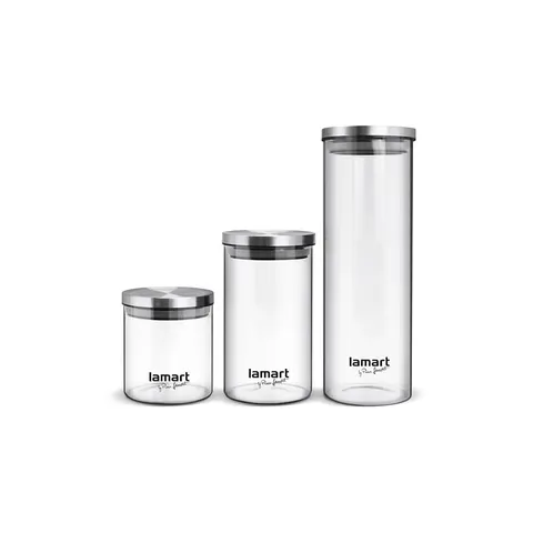 Set recipiente pentru condimente Lamart Spice Jar LT6025, 3 buc.