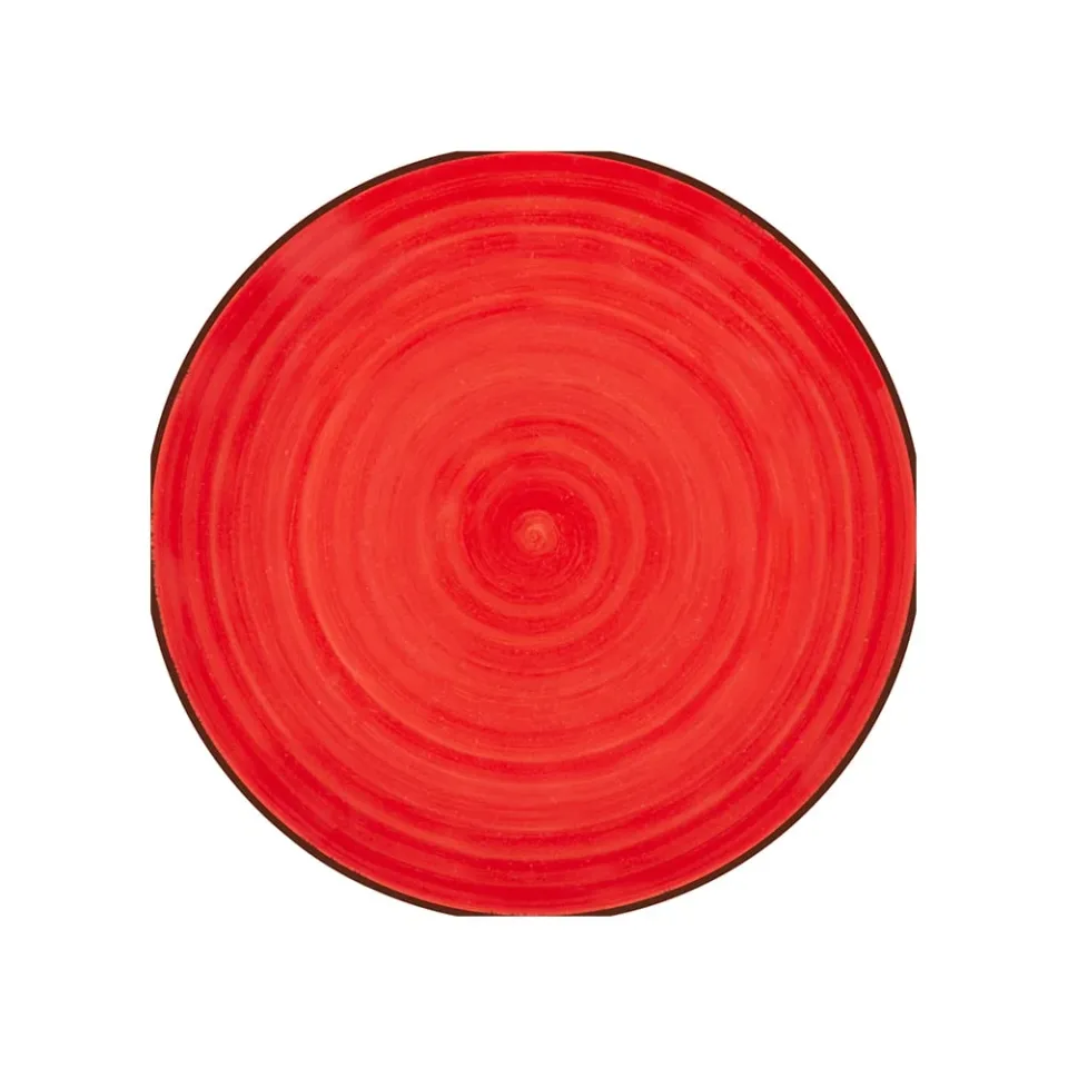 Farfurie Lamart LT9089, pentru desert, 19 cm, roșie