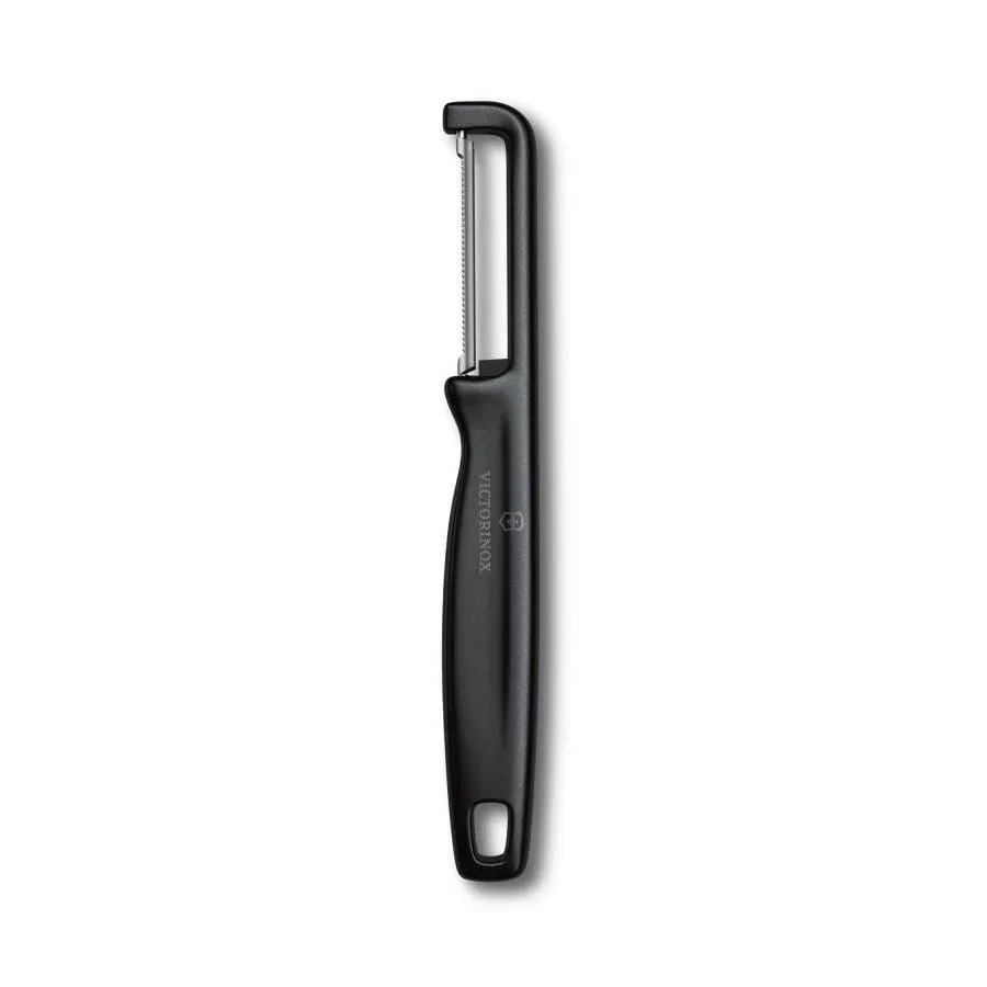 Curățător Victorinox Lota, dublu zimțat, negru