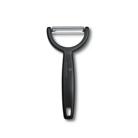 Victorinox Curățător de legume Ypso, dublu zimțat, negru