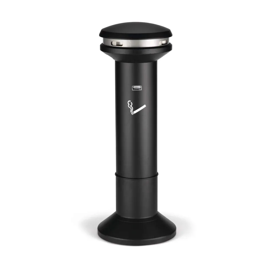 Scrumieră Rubbermaid Infinity High, negru, 45 x 102 cm