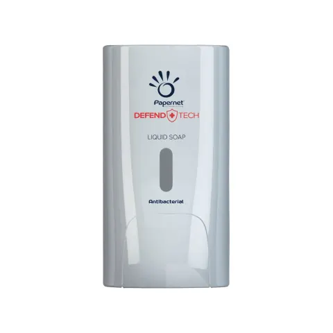 Dispenser pentru săpun lichid Papernet, alb, 11.6 x 13.9 x 22 cm
