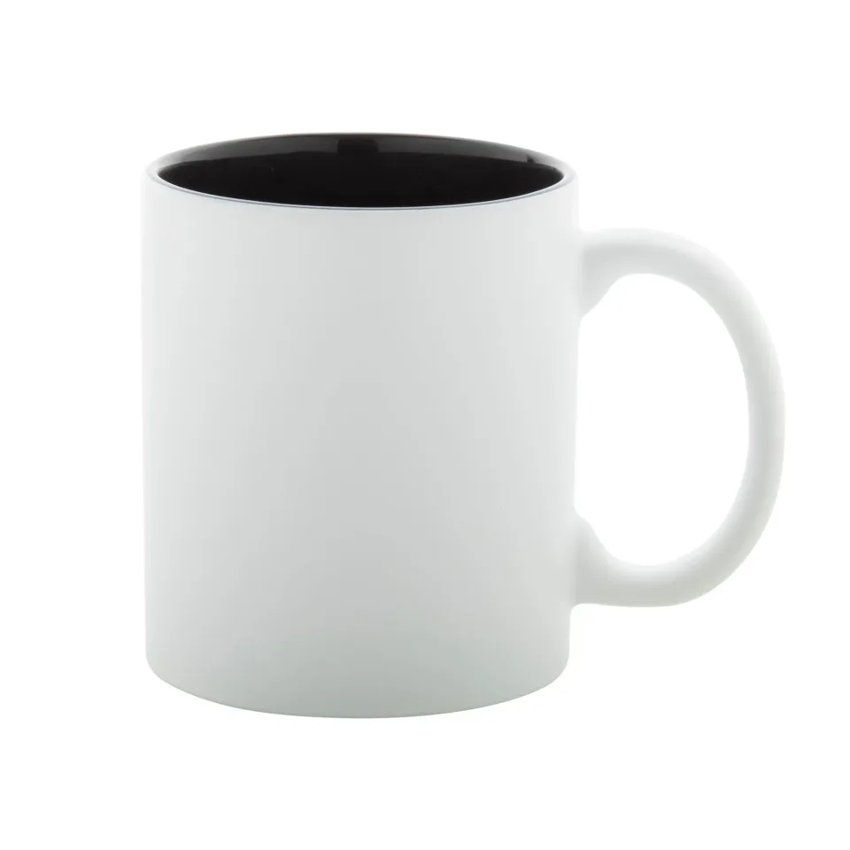 Cană Cool Revery, ceramică, 350 ml, alb și negru