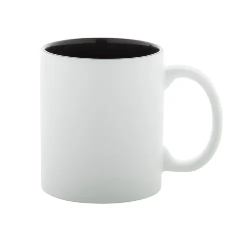 Cană Cool Revery, ceramică, 350 ml, alb și negru