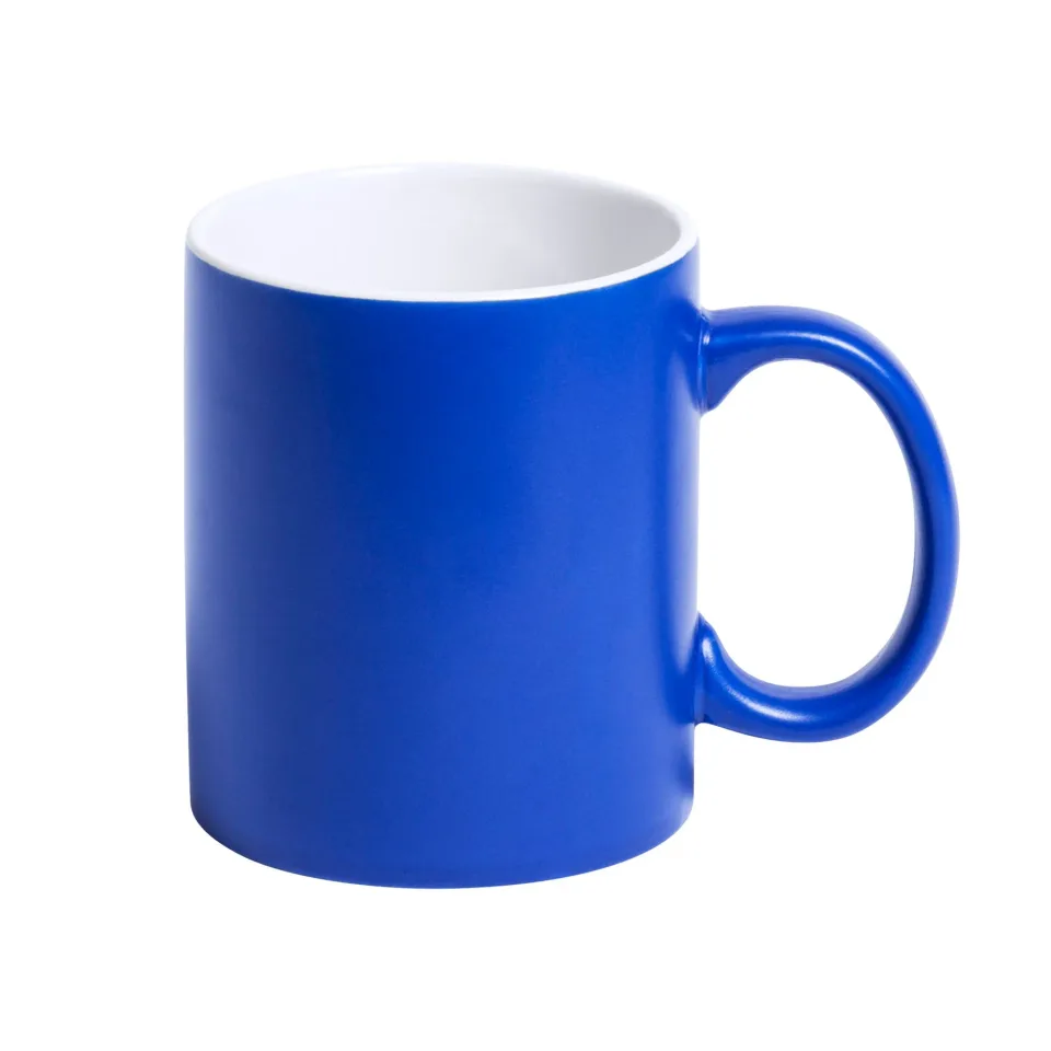 Cool Cană Lousa, ceramică, 350 ml, albastru și alb