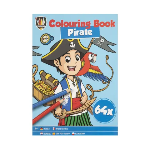Carte de colorat Moxy Pirate, A5, 64 pagini