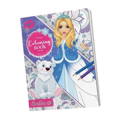 Carte de colorat Moxy Besties, A4, 24 pagini